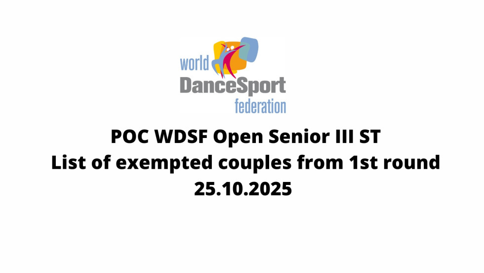 Lista par zwolnionych z pierwszej rundy 